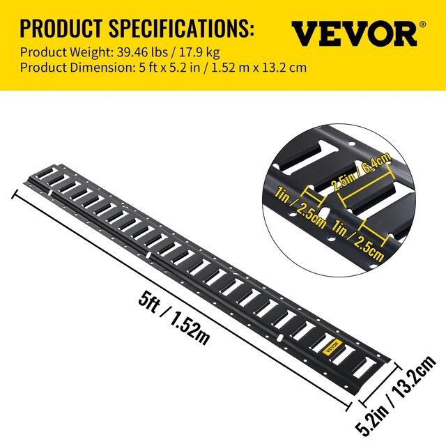 E-Track Tie-Down Rail