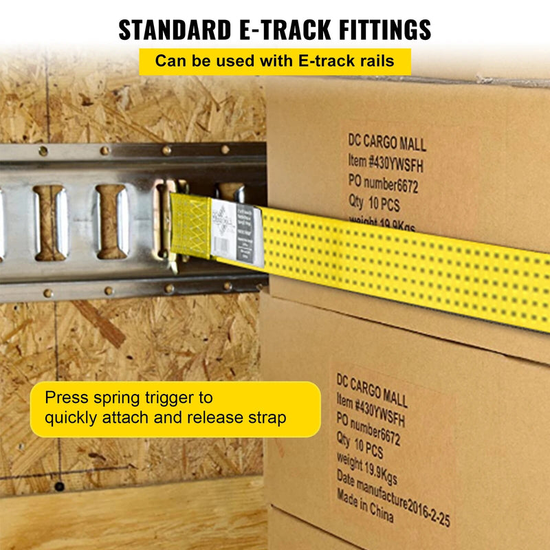 E-Track Ratchet Strap 2" Polyester Strap